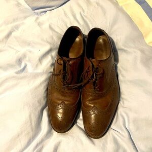 Dark Brown Allen Edmonds Oxfords 9.5 Barley Used